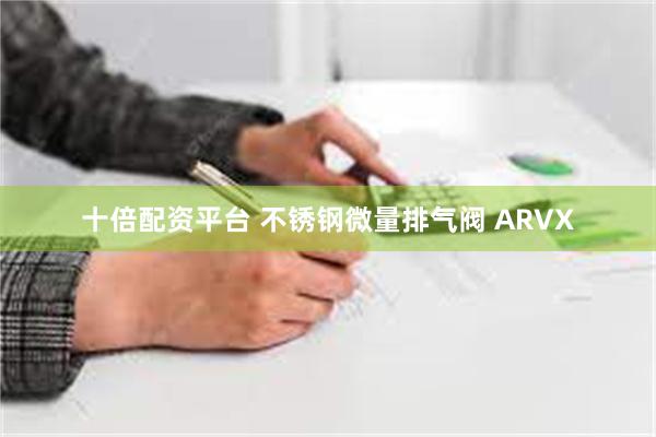 十倍配资平台 不锈钢微量排气阀 ARVX